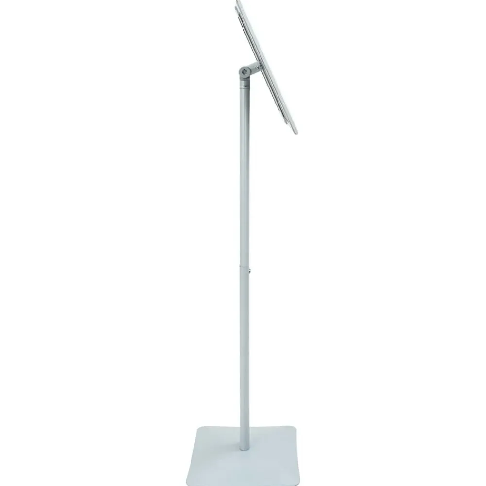 vidaXL Soporte de cartel pedestal 32,5 x 27 x 126 cm Plateado Sale