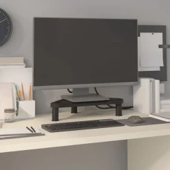 vidaXL Soporte de esquina para monitor negro 49x28x10,5 cm Best