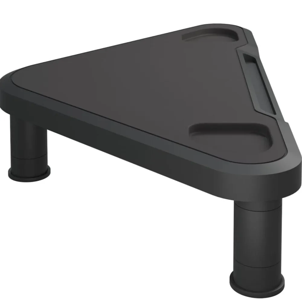 vidaXL Soporte de esquina para monitor negro 49x28x10,5 cm Best