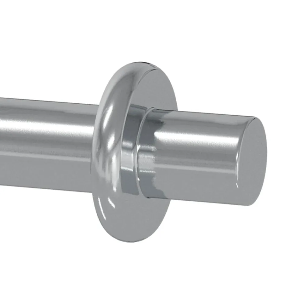 vidaXL Soporte de estante 2 pcs Plateado 8,6 x 8,6 x 14,6 mm Acero Outlet