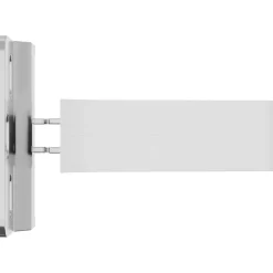 vidaXL Accesorios De Bricolaje-Soporte de gabinete colgante 2 pcs 70 x 48 x 19 mm