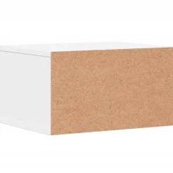 vidaXL Soporte de impresora madera ingeniería 40x32x22,5 cm Blanco Outlet
