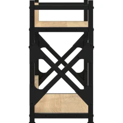 vidaXL Soporte de impresora 2 niveles 40x20x40 cm Roble Sonoma Discount