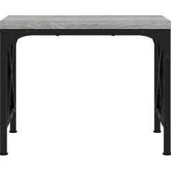 vidaXL Soporte de impresora madera ingeniería 40x30x31 cm Gris sonoma Outlet