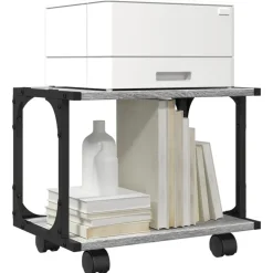 vidaXL Electrónica-Soporte de impresora 2 niveles 41x28x33,5 cm