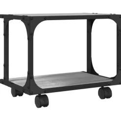 vidaXL Electrónica-Soporte de impresora 2 niveles 41x28x33,5 cm
