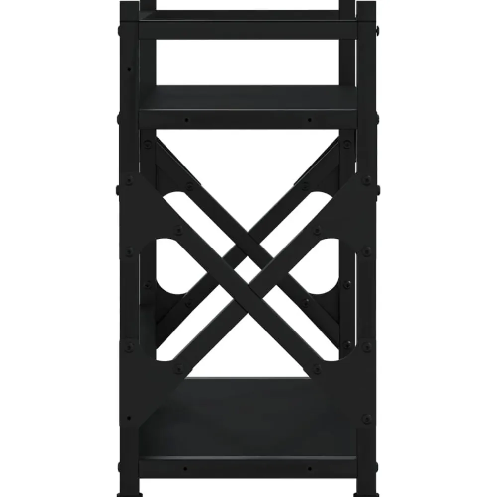 vidaXL Electrónica-Soporte de impresora 2 niveles 40x20x40 cm
