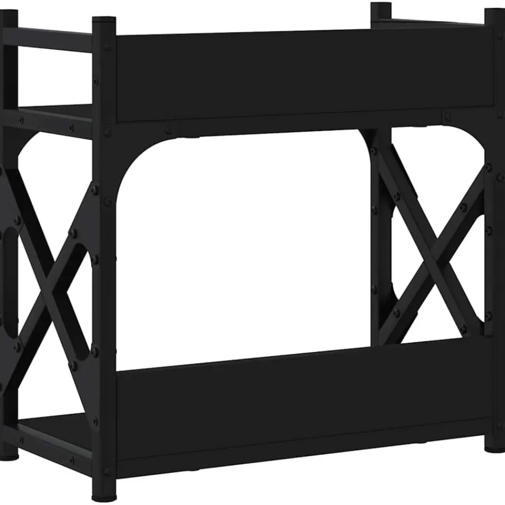 vidaXL Electrónica-Soporte de impresora 2 niveles 40x20x40 cm