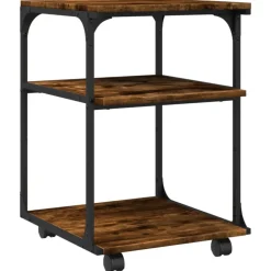 vidaXL Electrónica-Soporte de impresora 3 niveles 43x48x64 cm