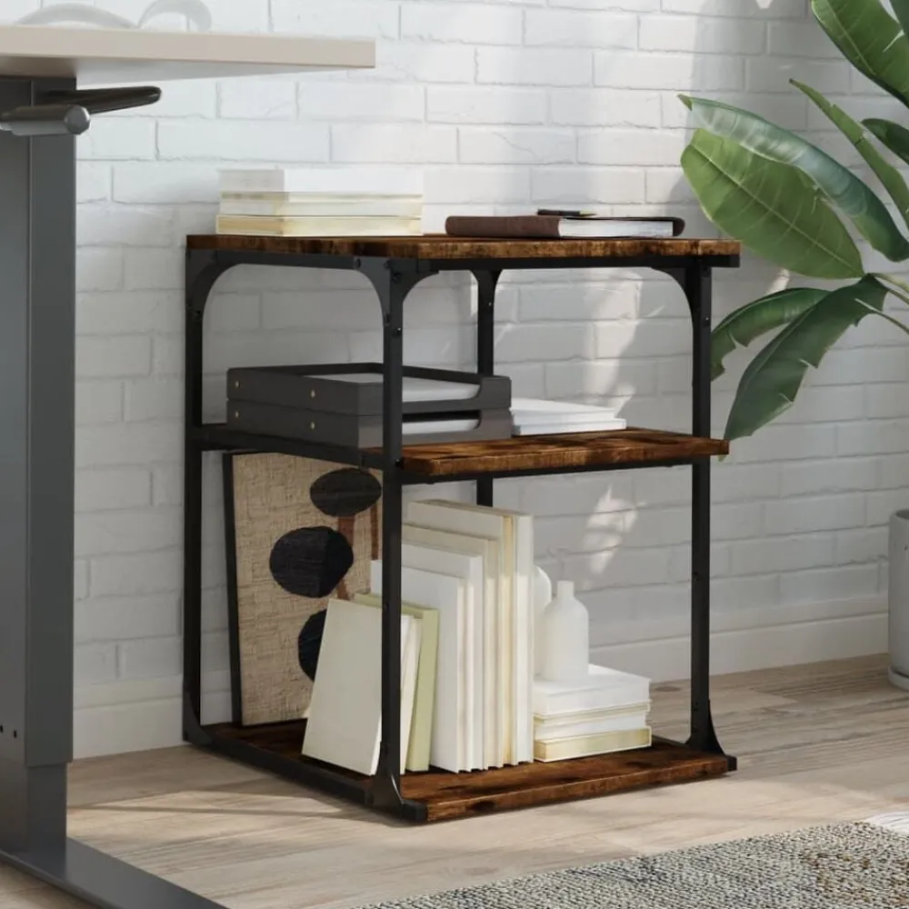 vidaXL Electrónica-Soporte de impresora 3 niveles 43x48x64 cm