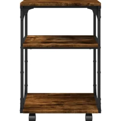 vidaXL Electrónica-Soporte de impresora 3 niveles 43x48x64 cm