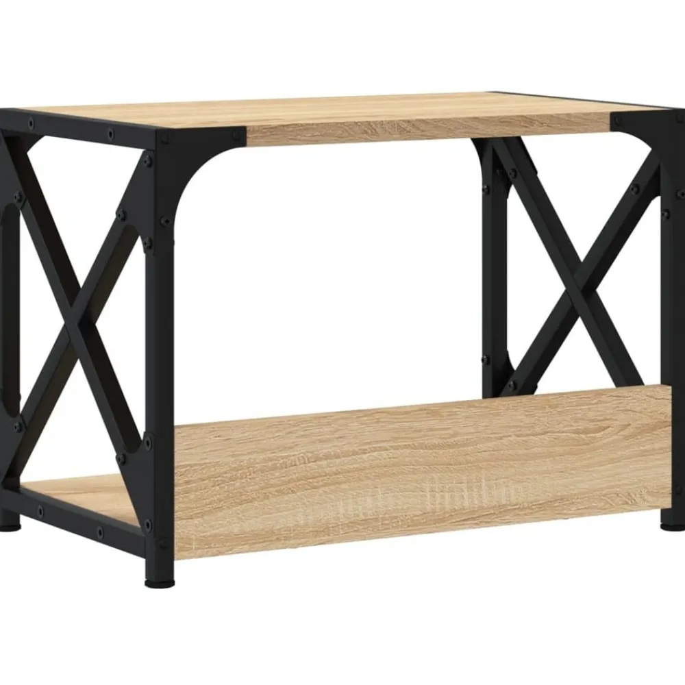 vidaXL Electrónica-Soporte de impresora 2 niveles 44x26x31,5 cm