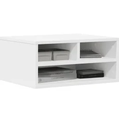 vidaXL Electrónica-Soporte de impresora madera ingeniería 49x40x22,5 cm
