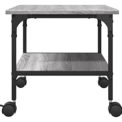 vidaXL Electrónica-Soporte de impresora 2 niveles 50x40x38 cm