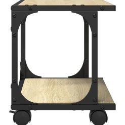 vidaXL Soporte de impresora 2 niveles 41x28x33,5 cm Roble Sonoma Online