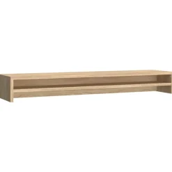 vidaXL Soporte de mesa pantalla contrachapada color roble 100x24x13 cm Roble Sonoma Clearance