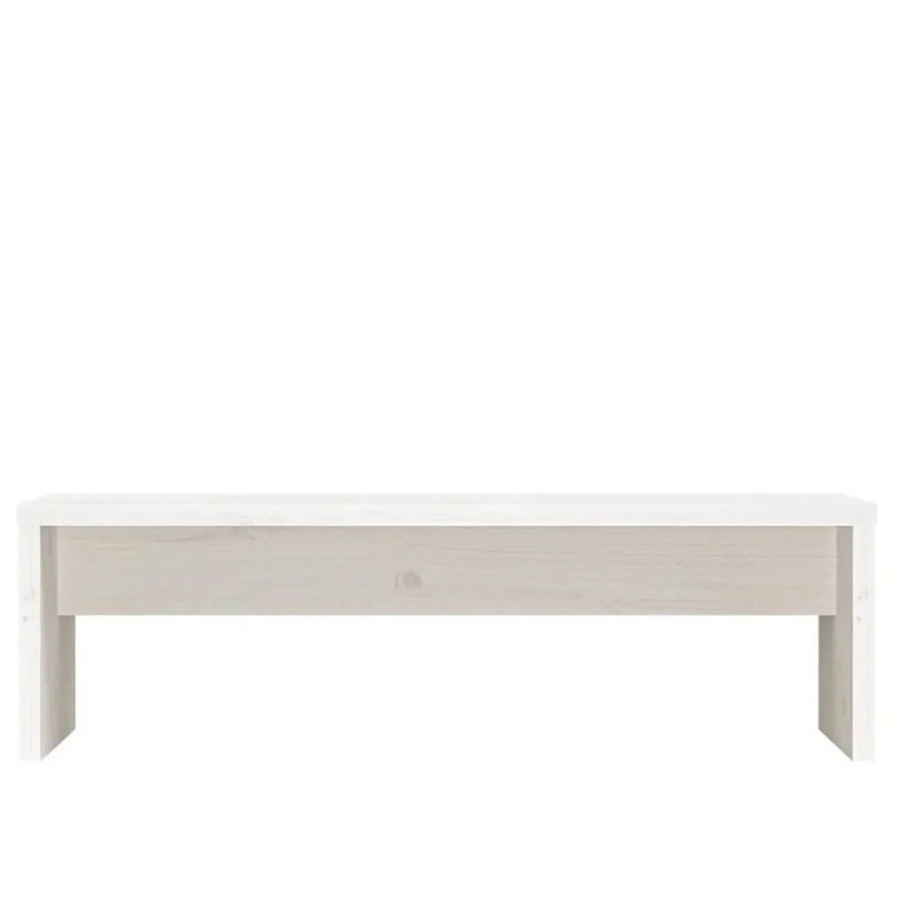 vidaXL Electrónica-Soporte de monitor madera maciza de pino 50x27x15 cm