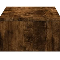 vidaXL Electrónica-Soporte de monitor cajones madera 50x27x15 cm
