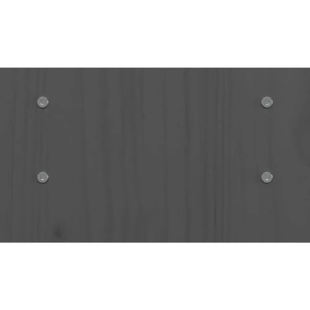 vidaXL Soporte de monitor madera maciza de pino 50x27x15 cm Gris Hot