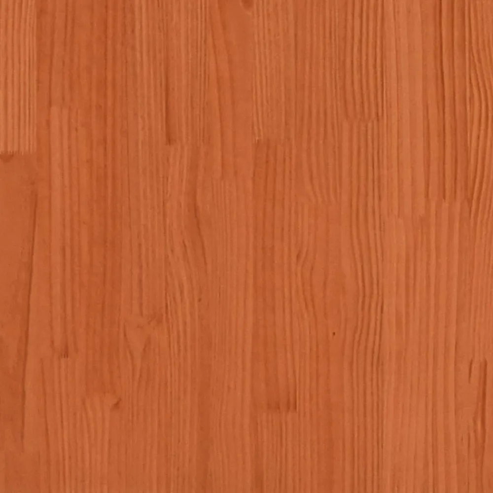 vidaXL Soporte de monitor madera maciza pino marrón cera 100x27x15 cm Marrón cera Hot