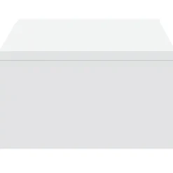 vidaXL Soporte de monitor cajones madera ingeniería 50x27x15 cm Blanco Best