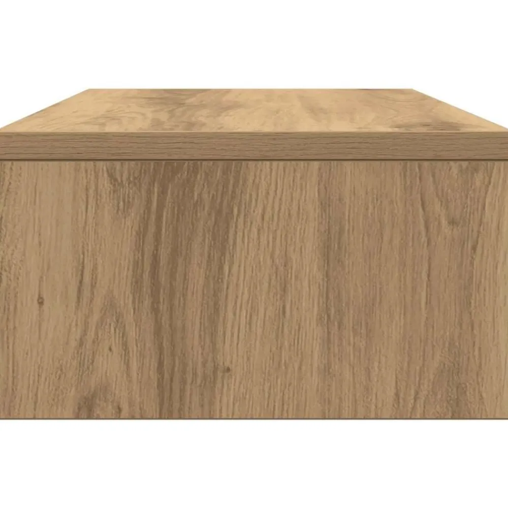 vidaXL Electrónica-Soporte de monitor con cajones madera artisian 50x27x15 cm