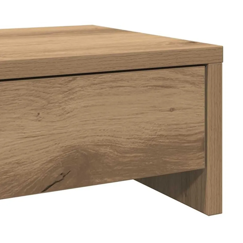 vidaXL Electrónica-Soporte de monitor con cajones madera artisian 50x27x15 cm