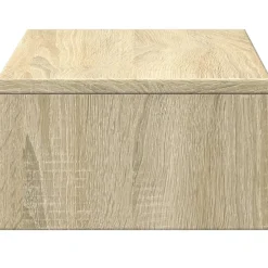 vidaXL Soporte de monitor cajones madera 50x27x15 cm Roble Sonoma Online