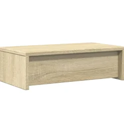 vidaXL Soporte de monitor cajones madera 50x27x15 cm Roble Sonoma Online