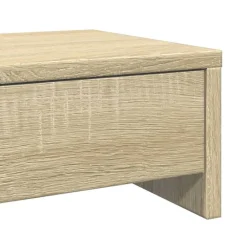 vidaXL Soporte de monitor cajones madera 50x27x15 cm Roble Sonoma Online