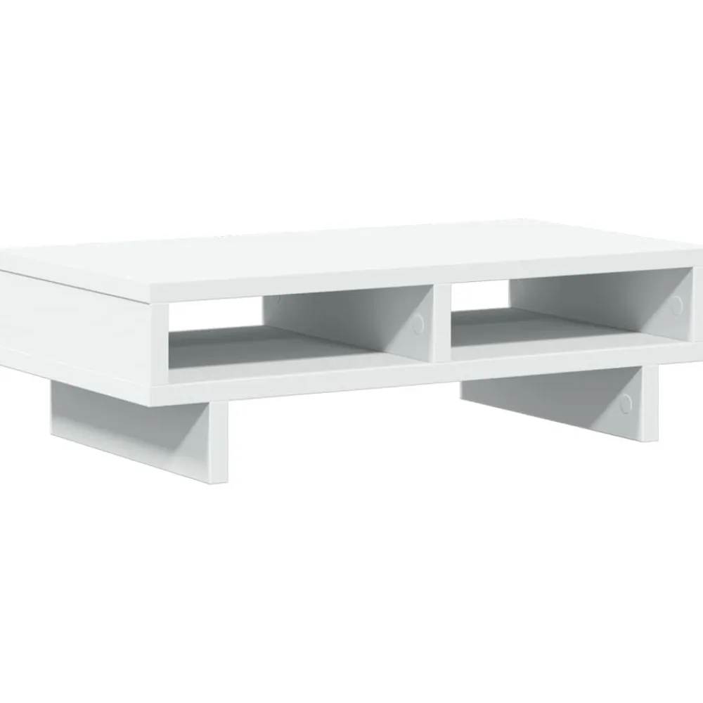 vidaXL Electrónica-Soporte de monitor cajones madera ingeniería 50x27x15 cm