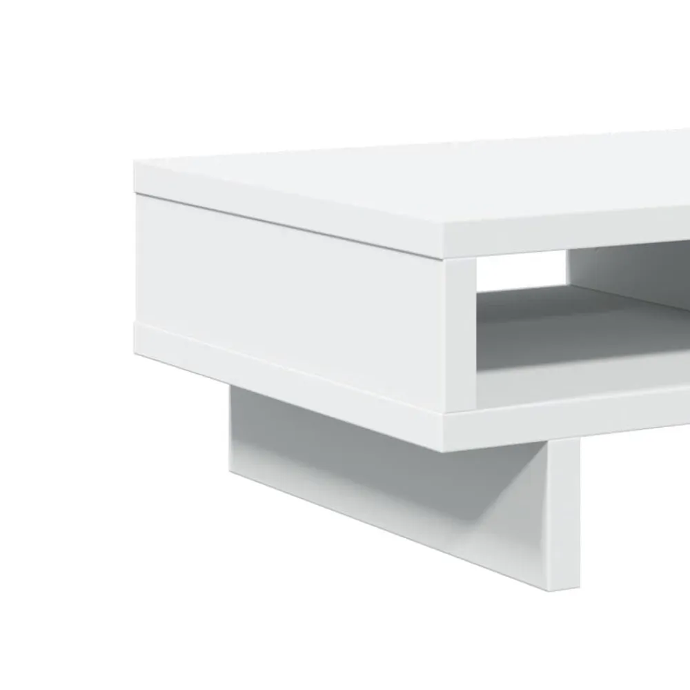 vidaXL Electrónica-Soporte de monitor cajones madera ingeniería 50x27x15 cm