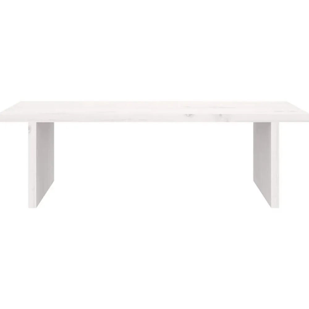 vidaXL Electrónica-Soporte de monitor madera maciza de pino 50x27x15 cm