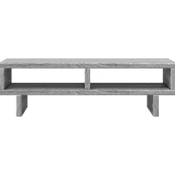 vidaXL Soporte de pantalla madera ingeniería 50x27x15 cm Gris sonoma