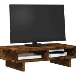 vidaXL Electrónica-Soporte de pantalla madera ingeniería 50x27x15 cm