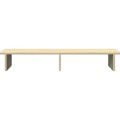 vidaXL Soporte de pantalla madera ingeniería 100x27x15 cm Roble Sonoma Clearance
