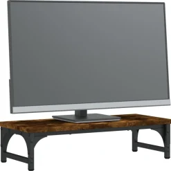 vidaXL Electrónica-Soporte de pantalla madera ingeniería 55x23x14 cm