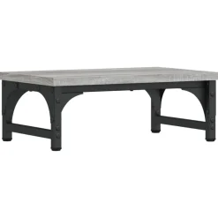 vidaXL Electrónica-Soporte de pantalla madera ingeniería 37x23x14 cm