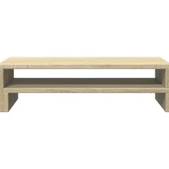 vidaXL Electrónica-Soporte de pantalla madera ingeniería 54x22x15 cm