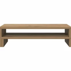 vidaXL Electrónica-Soporte de pantalla madera ingeniería roble Sonoma 54x22x15 cm