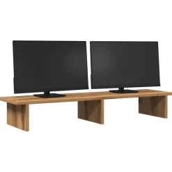 vidaXL Electrónica-Soporte de pantalla madera ingeniería artisian 100x27x15 cm