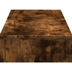 vidaXL Electrónica-Soporte de pantalla madera ingeniería 100x27x10cm
