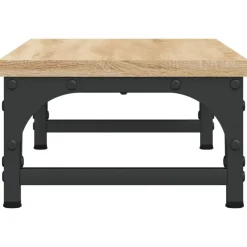 vidaXL Electrónica-Soporte de pantalla madera ingeniería 55x23x14 cm