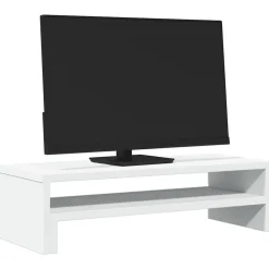 vidaXL Electrónica-Soporte de pantalla madera de ingeniería 54x22x15 cm