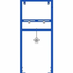 vidaXL Soporte de pared de baño Manual Azul 50 x 3 x 112 cm Clearance