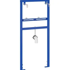 vidaXL Soporte de pared de baño Manual Azul 50 x 3 x 112 cm Clearance