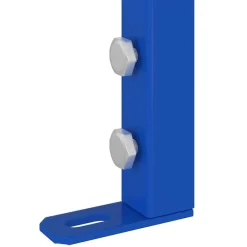 vidaXL Soporte de pared de baño Manual Azul 50 x 3 x 112 cm Clearance