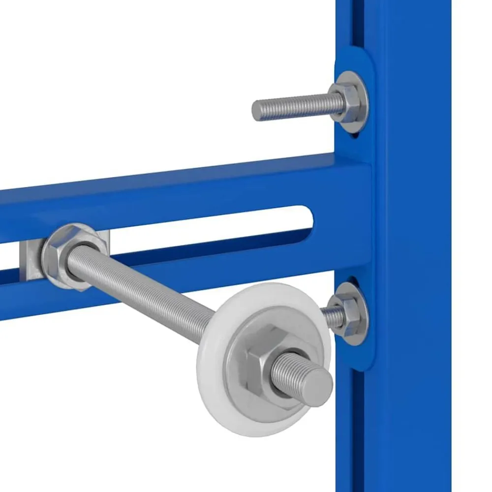 vidaXL Soporte de pared de baño Manual Azul 50 x 3 x 112 cm Best