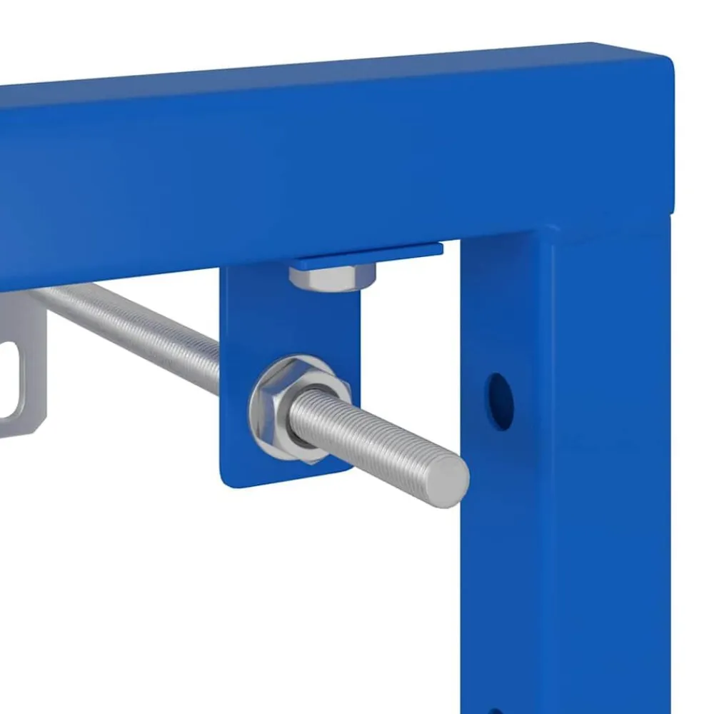vidaXL Soporte de pared de baño Manual Azul 50 x 3 x 112 cm Best