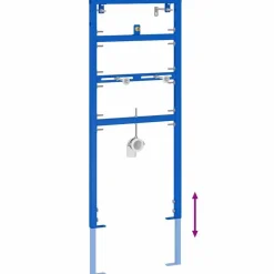 vidaXL Soporte de pared de baño Manual Azul 50 x 3 x 112 cm Best